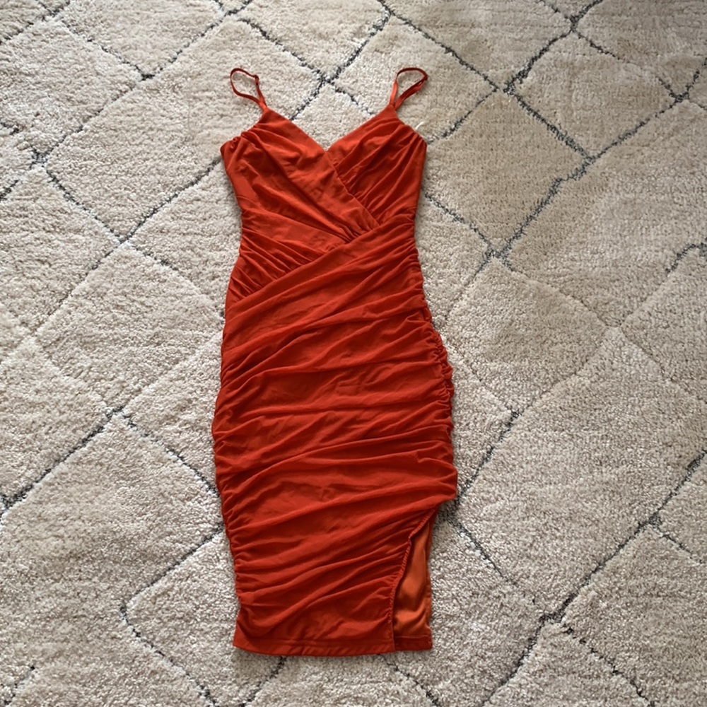 ORANGE DRESS - Picture 3 of 5